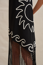 Sun Bind Strapless Midi Dress