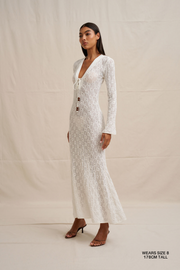 Eliana Sheer Ankle Dress