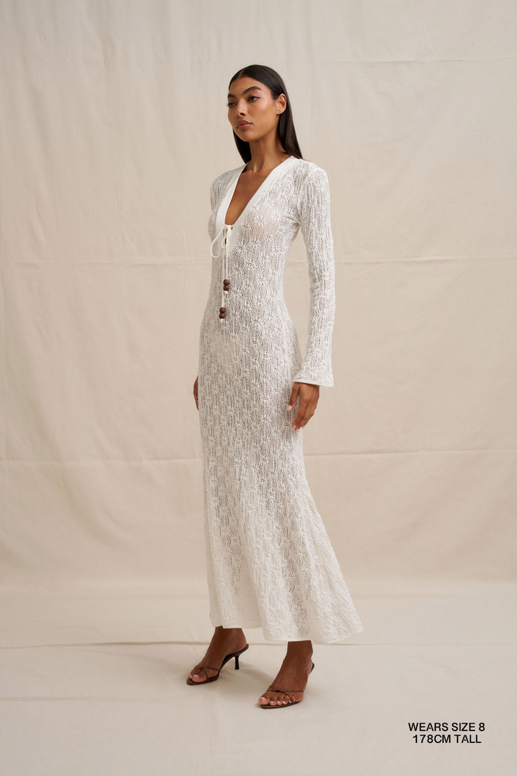 Eliana Sheer Ankle Dress