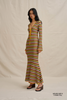 Fontana Tie Sheer Ankle Dress