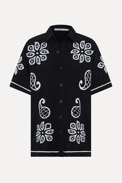 Alfresco Sun Shirt - Black Ivory