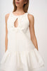 Alison Ruffle Mini Dress - Ivory