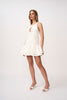 Alison Ruffle Mini Dress - Ivory