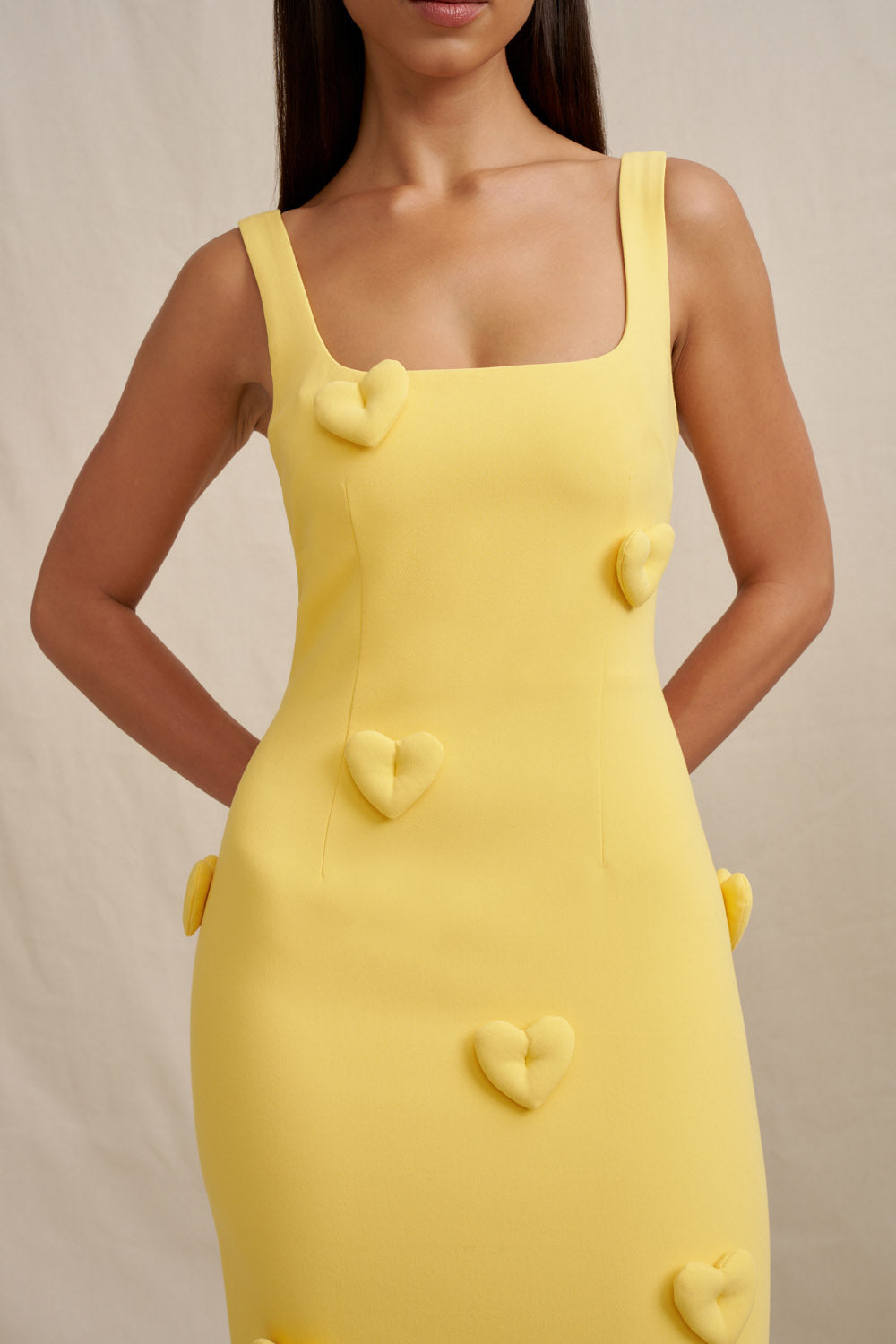 Amora Heart Midi Dress  BY JOHNNY.