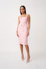 Amora Love Heart Midi Dress - Dusty Pink