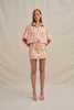 Aster Pipe Mini Skirt - Sorbet Floral