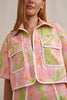 Aster Contrast Pipe Shirt - Sorbet Floral