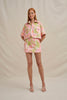 Aster Pipe Mini Skirt - Sorbet Floral