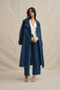 The Astrid Denim Trench - Dark Blue Denim