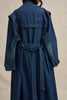 The Astrid Denim Trench - Dark Blue Denim
