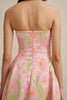 Azalia Floral Strapless Dress - Sorbet Floral