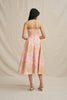 Azalia Floral Strapless Dress - Sorbet Floral