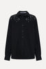 Bowie Broderie Shirt - Black