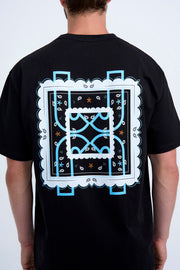 Bandana Back Tee - Black