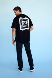 Bandana Back Tee - Black