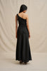 Beverly Tie Shoulder Bias Gown - Black