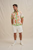 Bloomtide Sun Shirt - Multi Green Peach
