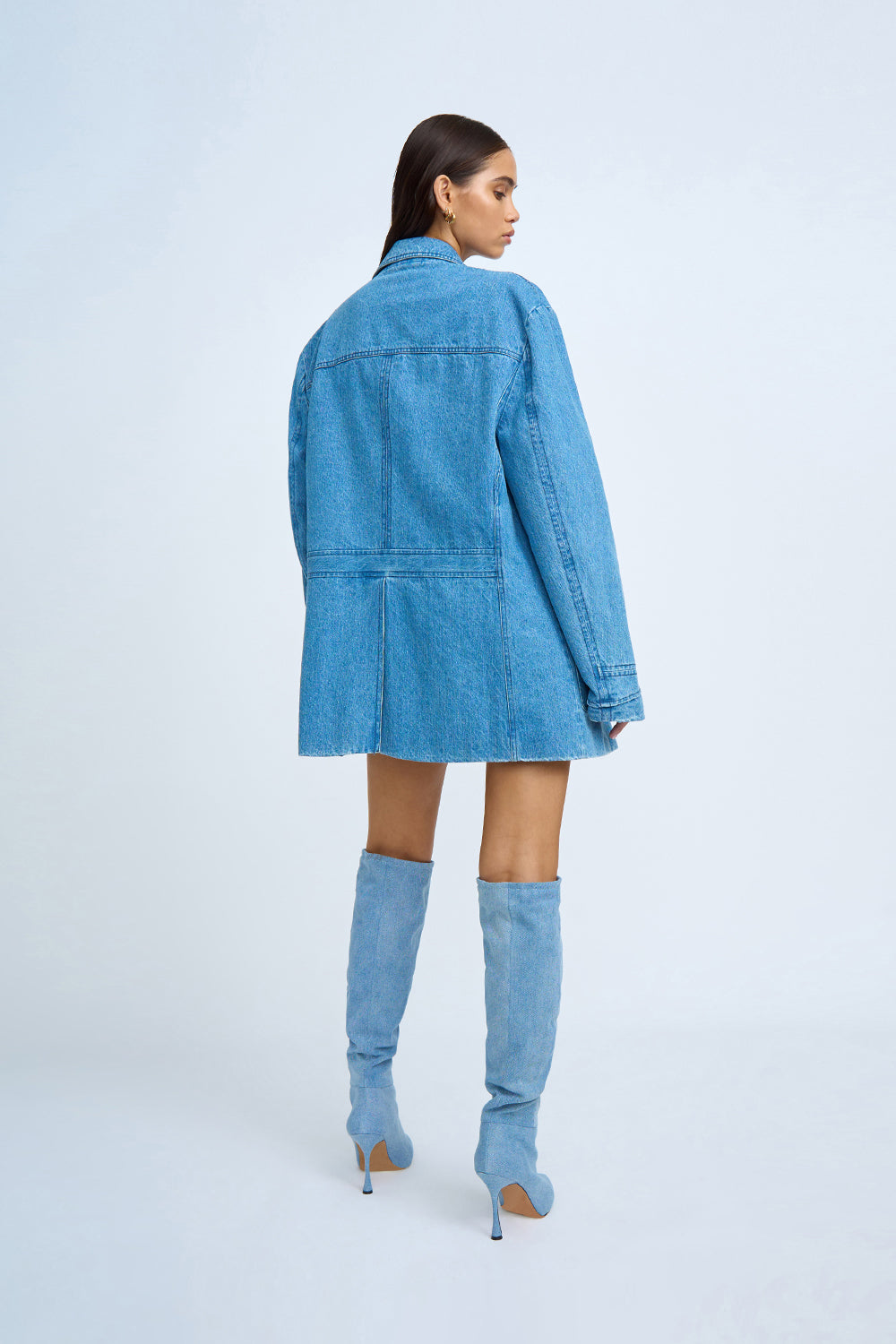 Blue Jean Beauty Blazer | Final Sale - Blue Wash – BY JOHNNY.