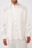 Bowie Broderie Shirt - Ivory