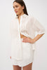 Brody Button Up Shirt - Ivory