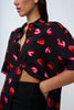 Bubble Heart Shirt | Final Sale - Black Red Pink