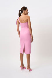 Bridget Bow Midi Dress | Final Sale - Pink