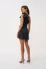 Carmela Bow Mini Dress - Black