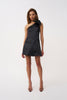 Carmela Bow Mini Dress - Black