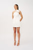 Carmela Bow Mini Dress - Ivory