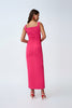 Caterina Two Tone Curve Midi | Final Sale - Pink Red