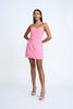 Celeste Corset Heart Mini Dress - Prism Pink