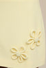 Citrine Mini Skirt - Lemon