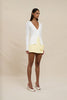 Citrine Mini Skirt - Lemon