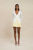 Citrine Mini Skirt - Lemon