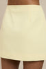 Citrine Mini Skirt - Lemon