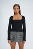 Cobie Knit Top | Final Sale - Black
