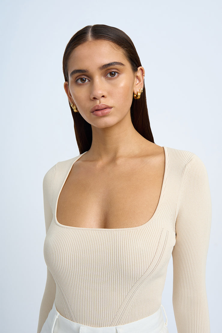 Cobie Knit Top | Final Sale - Sand