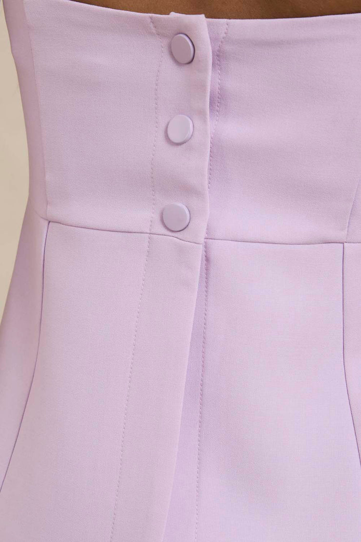 Colour Me Strapless Top - Lilac