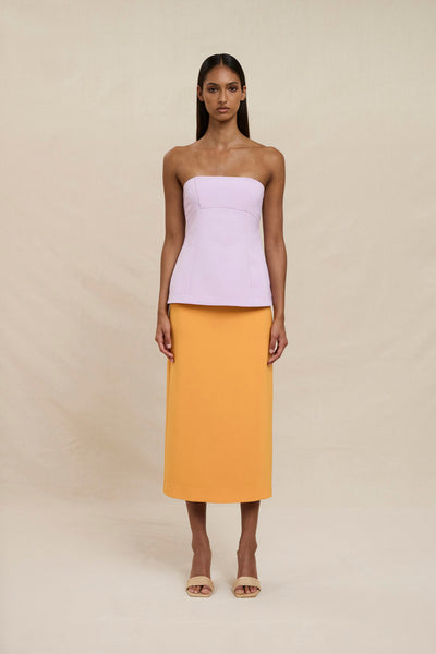 Colour Me Strapless Top - Lilac