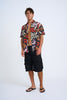 Dandy Breeze Buttoned Shirt - Black Multi