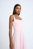Daphne Bust Midi Dress - Soft Pink