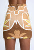 Desert Blooms Mini Skirt - Toasted Nut Primrose