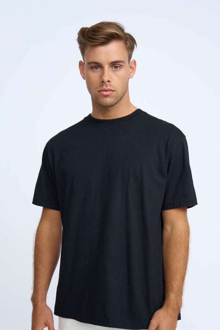 Diamante L'utopie Tee - Black Silver Diamante