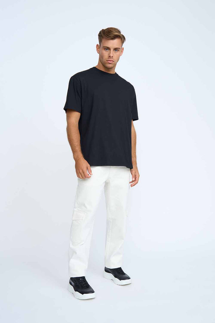Diamante L'utopie Tee - Black Silver Diamante