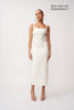 Diana Diamond Ankle Dress - Ivory