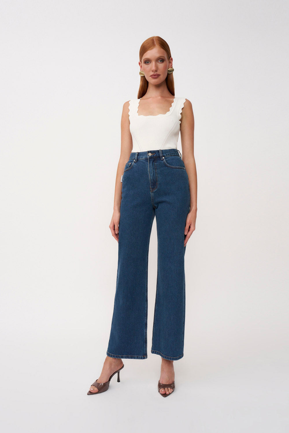 Jesse Denim Top - Storm Blue