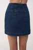 Eclipse Denim Mini Skirt - Dark Blue Denim