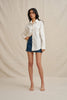 Eclipse Denim Mini Skirt - Dark Blue Denim
