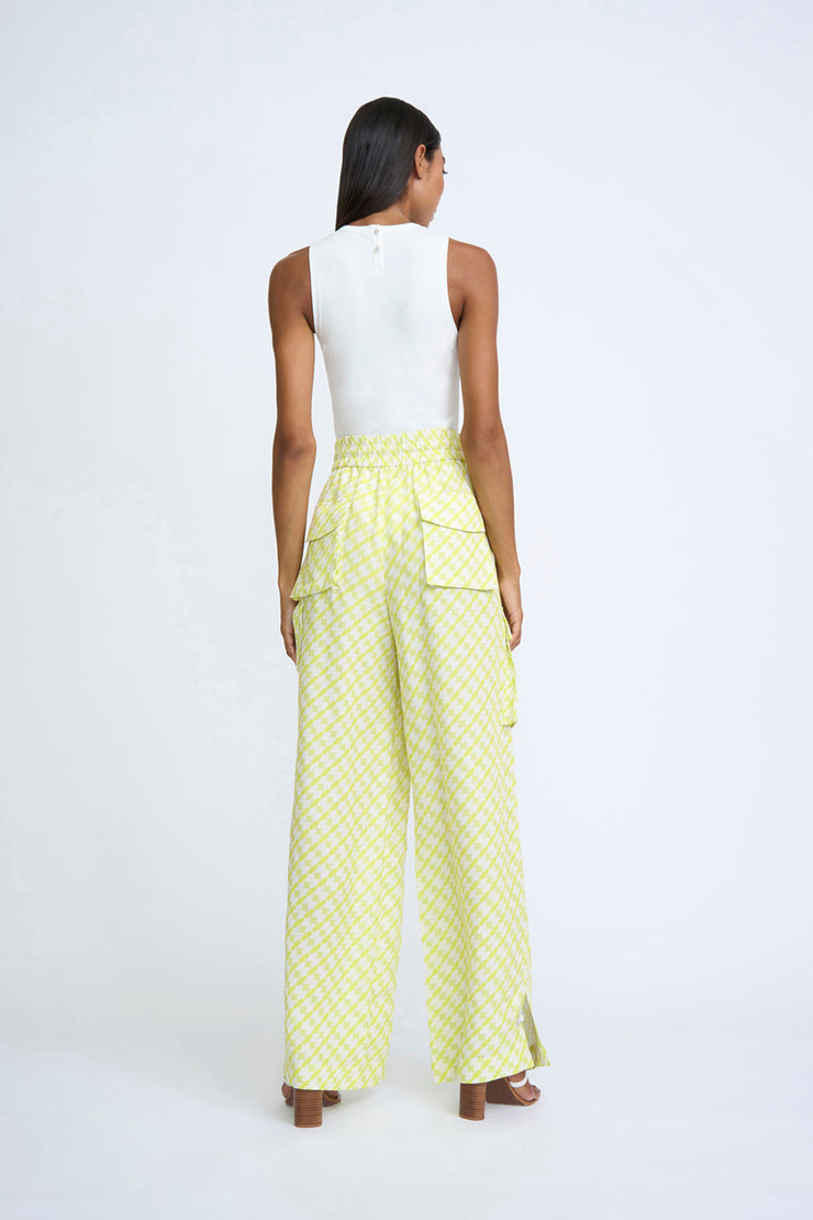 Elasticated Pocket Cargo - Primrose Geo