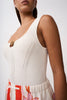 Eco Bead Knit Top- Ivory